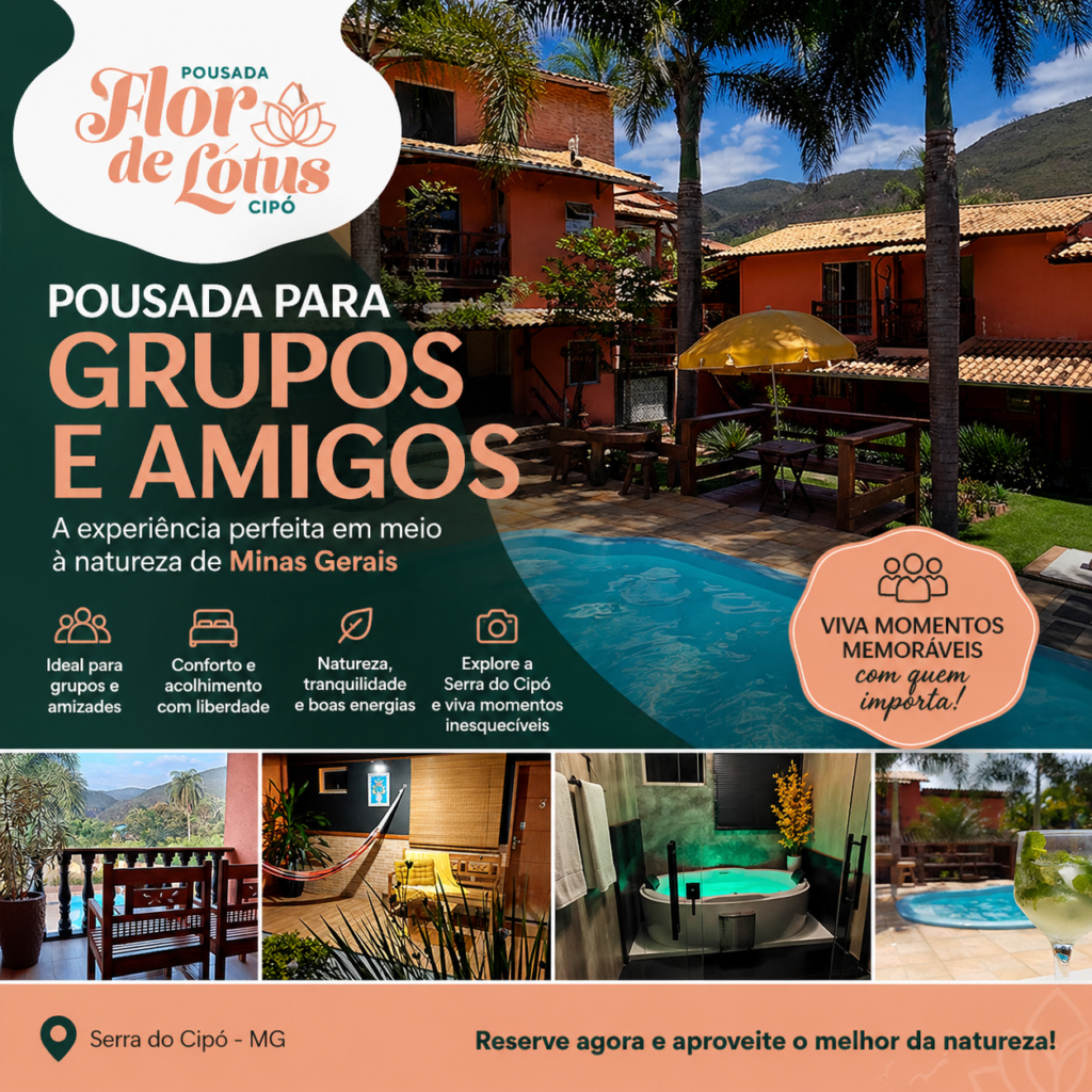 A Pousada para Grupos e Amigos na Serra do Cipó A Experiência Perfeita em Meio à Natureza de Minas Gerais
