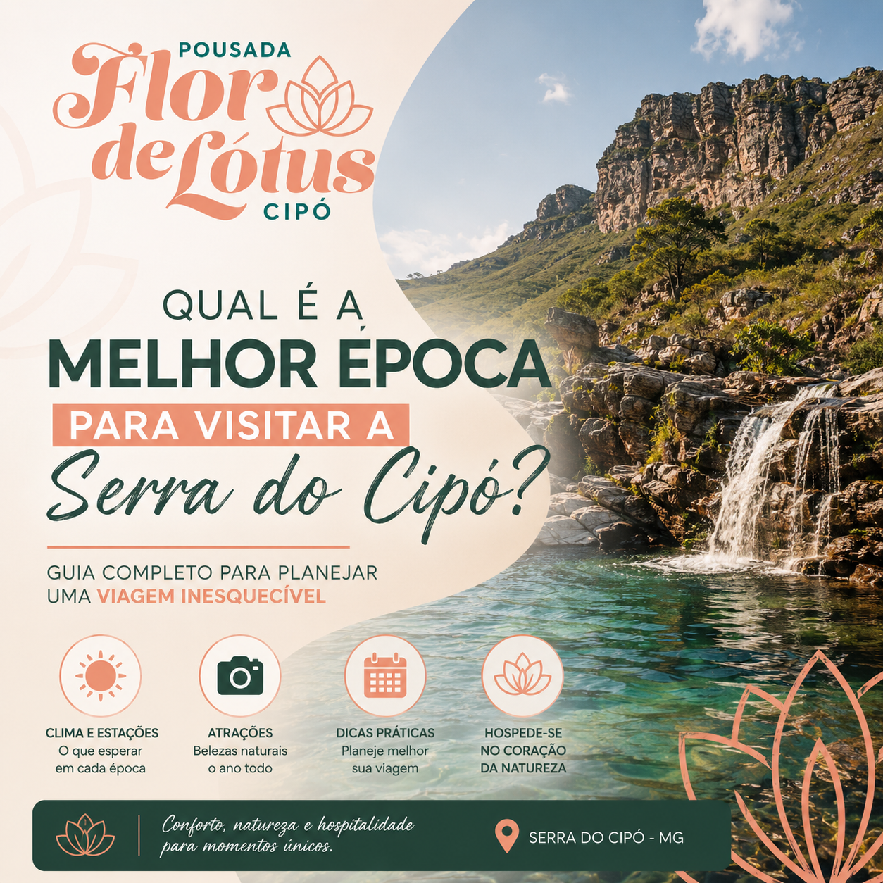 Qual é a Melhor Época para Visitar a Serra do Cipó Guia Completo para Planejar uma Viagem Inesquecível - Pousada Flor de Lótus Cipó na Serra do Cipó